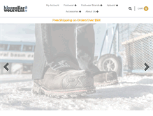 Tablet Screenshot of bluecollarworkwear.com